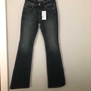 American Eagle kick boot mid rise stretch jeans